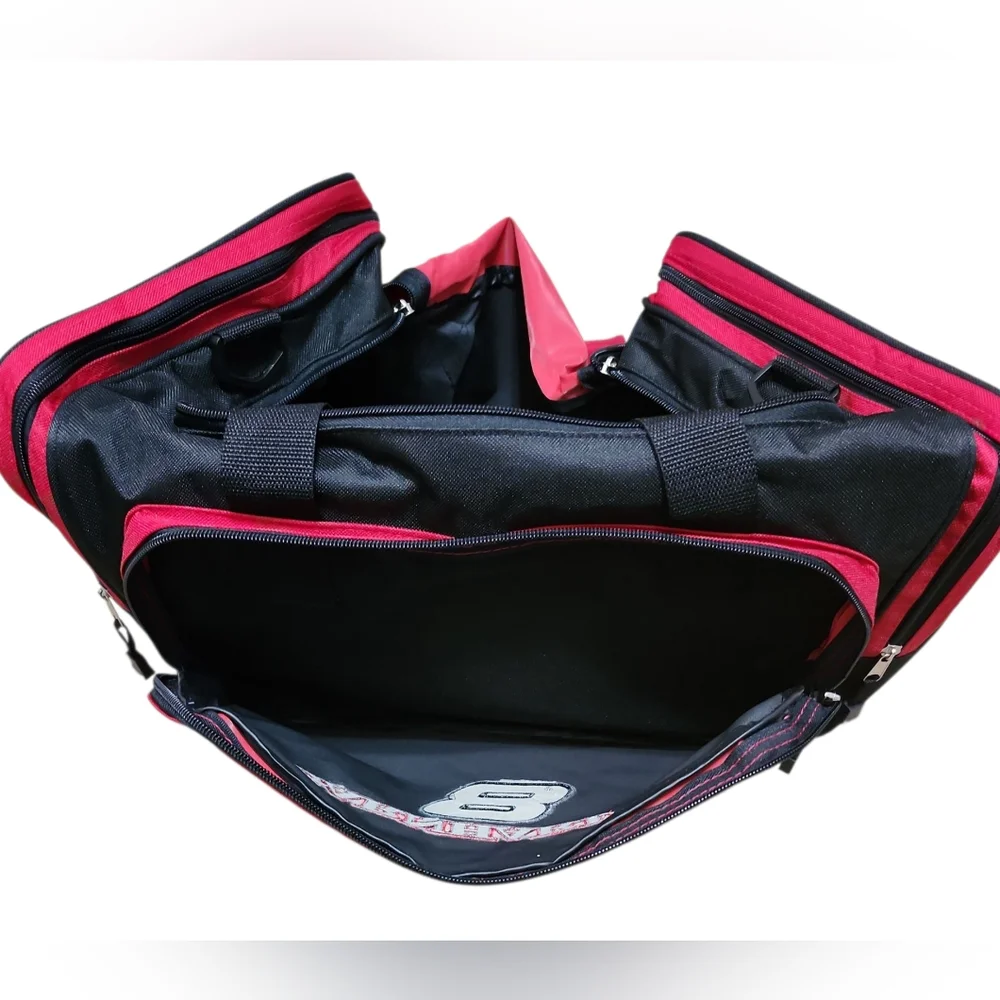 Vintage Nascar Dale Earnhardt Black and Red Racing Duffel Travel Bag‎ #8
